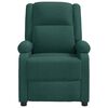 vidaXL Sill&oacute;n orejero de masaje de tela verde oscuro
