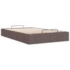 vidaXL Estructura cama otomana sin colch&oacute;n marr&oacute;n oscuro 120x200cm