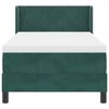 vidaXL Cama tipo Box Spring Verde oscuro 190 x 90 cm Terciopelo