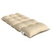 vidaXL Cojines para silla con respaldo bajo 2 uds tela Oxford beige
