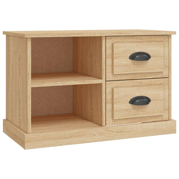 vidaXL Mueble de TV madera contrachapada roble Sonoma 73x35,5x47,5 cm
