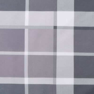 vidaXL Cojín para sofá sofá de palets tela a cuadros gris 60x40x12 cm