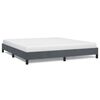 vidaXL Estructura de cama sin colch&oacute;n Gris oscuro 193x203 cm King Terciopelo