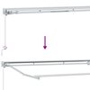 vidaXL Toldo retr&aacute;ctil manual Naranja, Gris, Azul, 3 x 2,5 m
