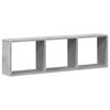 vidaXL Armario de pared madera ingenier&iacute;a gris hormig&oacute;n 100x16x30 cm
