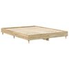 vidaXL Estructura de cama 2 pcs Sonoma 152 x 203 cm