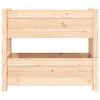 vidaXL Jardinera de madera maciza de pino 77x25x66 cm