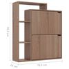 vidaXL Mueble zapatero madera ingenier&iacute;a roble Sonoma 79,5x24x90,5 cm