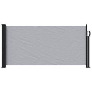 vidaXL Toldo lateral retr&aacute;ctil Gris 500 x 100 cm Poli&eacute;ster