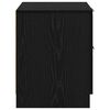 vidaXL Armario de Noche con caj&oacute;n 2 pcs Roble Negro 45 x 39 x 50cm