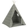 vidaXL Tienda tipi para ni&ntilde;os con bolsa poli&eacute;ster gris 115x115x160 cm
