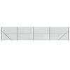 vidaXL Cerca de alambre con pinchos de anclaje verde 1,8x10 m