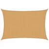vidaXL Toldo de vela rectangular HDPE arena 160 g/m&sup2; 2x2,5 m