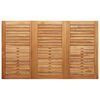 vidaXL ConjuntodeComedordeJardín 7 pcs Madera de teca maciza