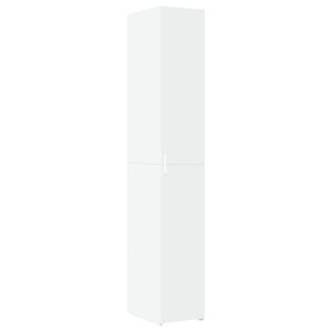 vidaXL Aparador de madera de ingenier&iacute;a blanco 30x42,5x185 cm