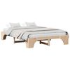vidaXL Estructura de cama Natural 140 x 200 cm Madera de pino macizo