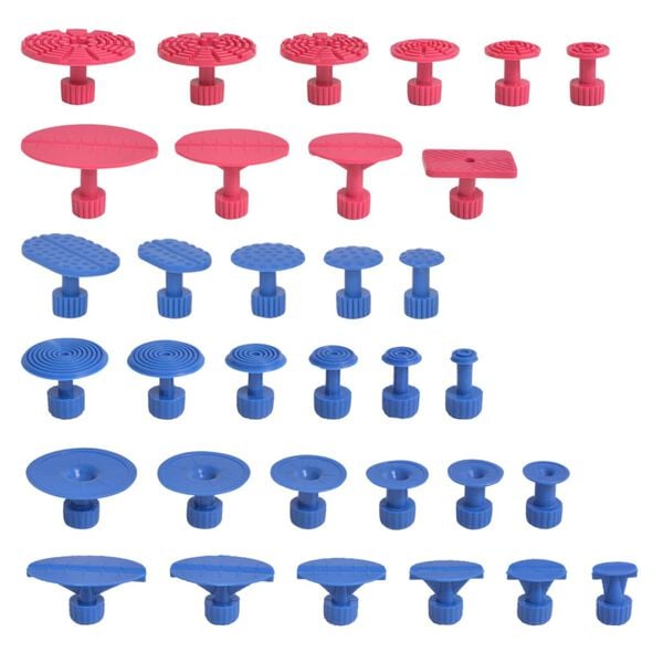 vidaXL Set reparación de abolladuras sin pintura acero inoxidable