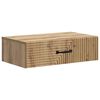 vidaXL Mesa Lateral Montada en la Pared 59 x 34,5 x 17 cm