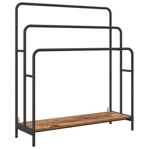 vidaXL Perchero Madera vieja 90 x 30 x 100,5 cm Madera de ingenier&iacute;a
