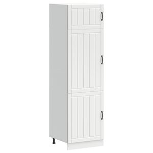 vidaXL Mueble de cocina Lucca de madera contrachapada blanca