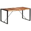 vidaXL Mesa de comedor madera maciza con acabado acacia 160x80x75 cm