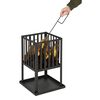 Practo Garden Brasero con bandeja cenizas negro