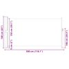 vidaXL Toldo lateral de jard&iacute;n o terraza marr&oacute;n 160x300 cm