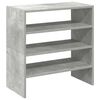 vidaXL Zapateros 2 uds apilables gris hormig&oacute;n 60x30x30,5 cm