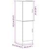 vidaXL Mueble cocina madera ingenier&iacute;a roble artisan 38x41,5x131,5 cm