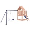 vidaXL Parque infantil de exterior madera maciza Douglas