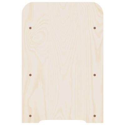 vidaXL Botellero con tablero superior madera maciza pino 33x25x37 cm