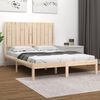 vidaXL Estructura de cama sin colchón madera de pino maciza 120x200 cm