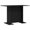 vidaXL Mesa de Comedor Roble negro 110 x 60 x 75 cm
