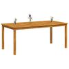 vidaXL Mesa de comedor de jard&iacute;n madera maciza de acacia 180x90x75 cm