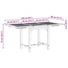 vidaXL Conjunto de comedor de jard&iacute;n 5 piezas madera maciza de teca