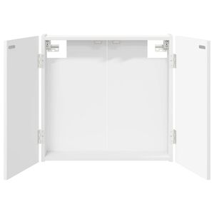 vidaXL Armario para dianas Blanco 56 x 12 x 53,5 cm