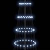 vidaXL Árbol de Navidad LED Frío 100.5 x 100.5 x 302.5 cm Metal