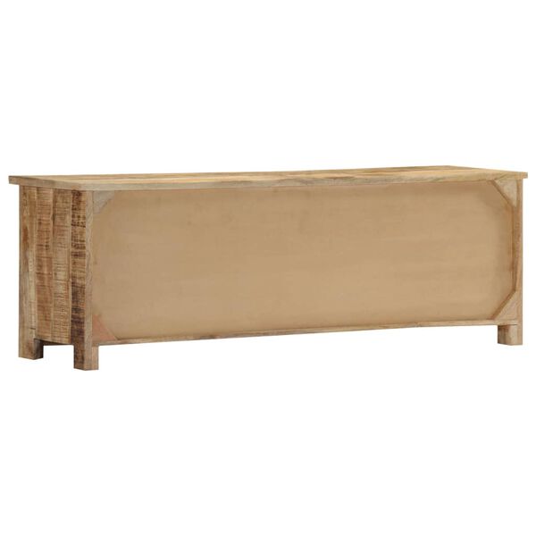 vidaXL Mueble de TV de madera maciza de mango 120x30x40 cm