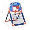 vidaXL Set baloncesto infantil multifuncional suelo y pared