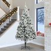 vidaXL Árbol de Navidad con 300 LED con soporte 300 cm PVC
