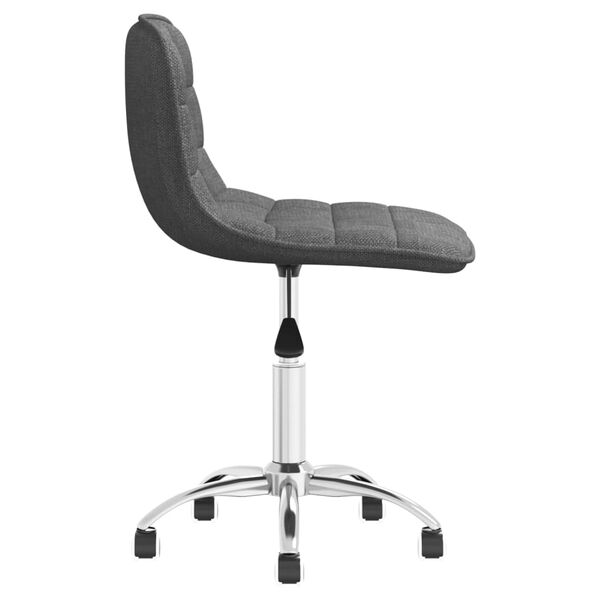 vidaXL Sillas de comedor giratorias 6 unidades tela gris claro