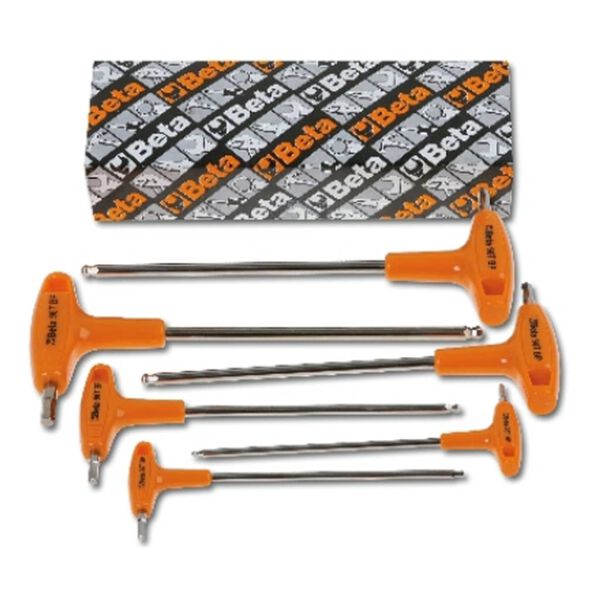 Beta Tools Juego llaves hexagonales cabeza esf&eacute;rica 6 pzas 96TBP/S6