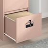 vidaXL Mueble archivador con caj&oacute;n con estante Rosa 44 x 50 x 106.5 cm