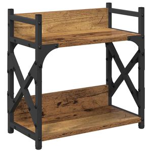 vidaXL Soporte para Impresora Madera Vieja 40 x 20 x 40 cm