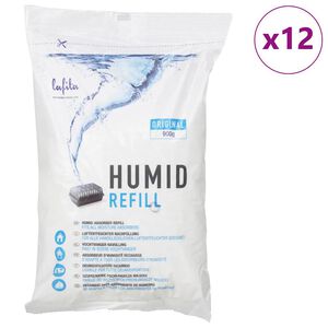 vidaXL Absorbentes de humedad de recambio 12 unidades 900 g