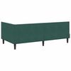 vidaXL Estructura de cama en esquina Verde oscuro 80 cm x 200 cm
