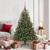 vidaXL Árbol de Navidad artificial con 150 LED Verde 150 cm PE y PVC
