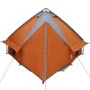 vidaXL Tienda tipi con techo Gris y naranja 490 x 410 x 210 cm