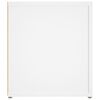vidaXL Mueble para TV madera contrachapada blanco 80x31,5x36 cm