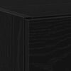 vidaXL Gabinete de Ba&ntilde;o con caj&oacute;n Roble Negro 59 x 37 x 59 cm